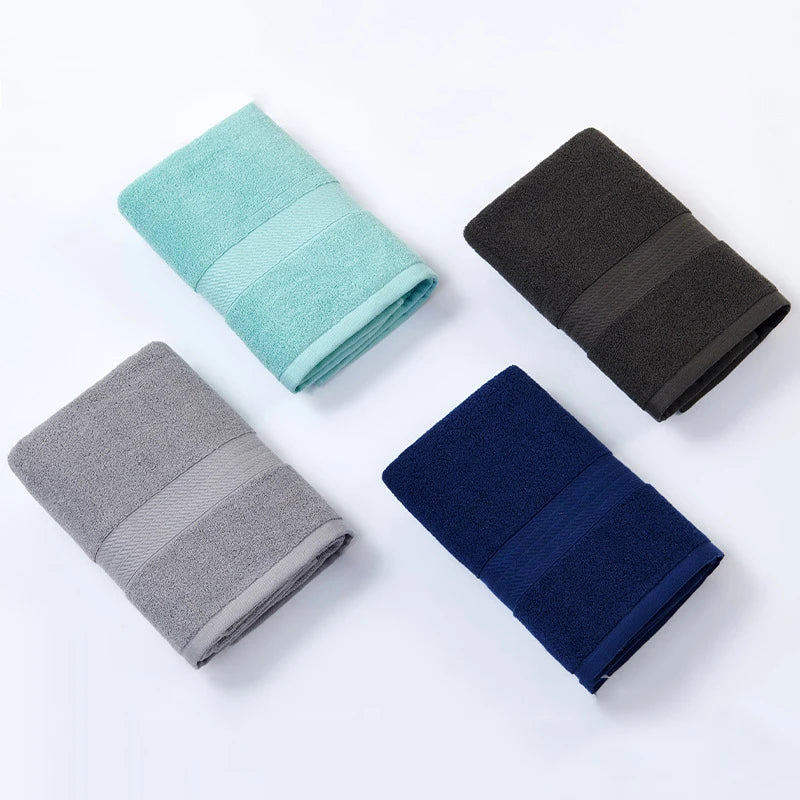 100% COTTON ADULT FACE TOWEL BATHROOM CHILDREN'S SMALL BATH TOWEL SOFT ELONGATED SPORTS GYM SWEAT TOWEL LARGE TOWEL 50X100CM