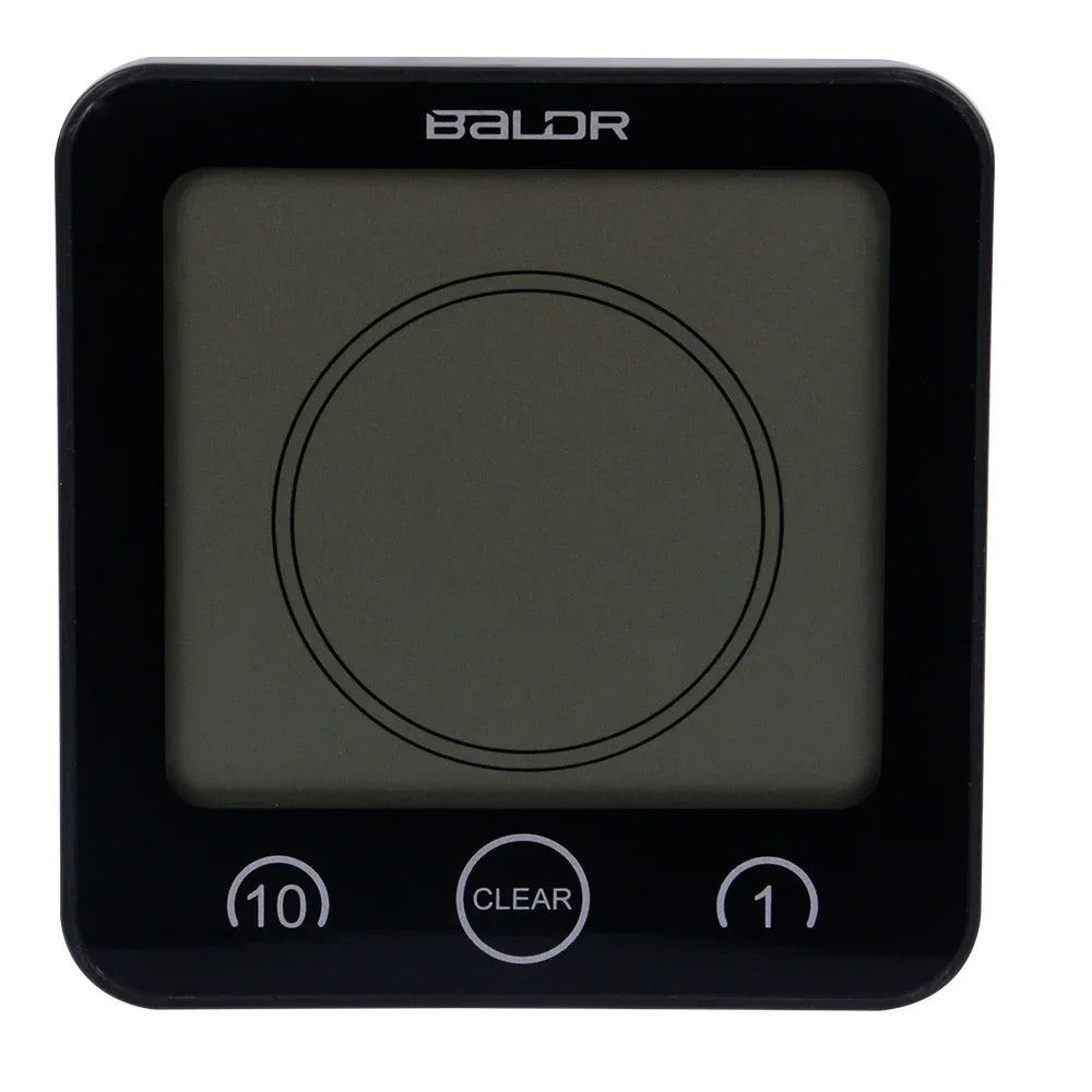 Digital Bathroom Wall Clock Timer,Waterproof for Water Spray,Touch Screen watch,Temperature Humidity wall clock for Shower room
