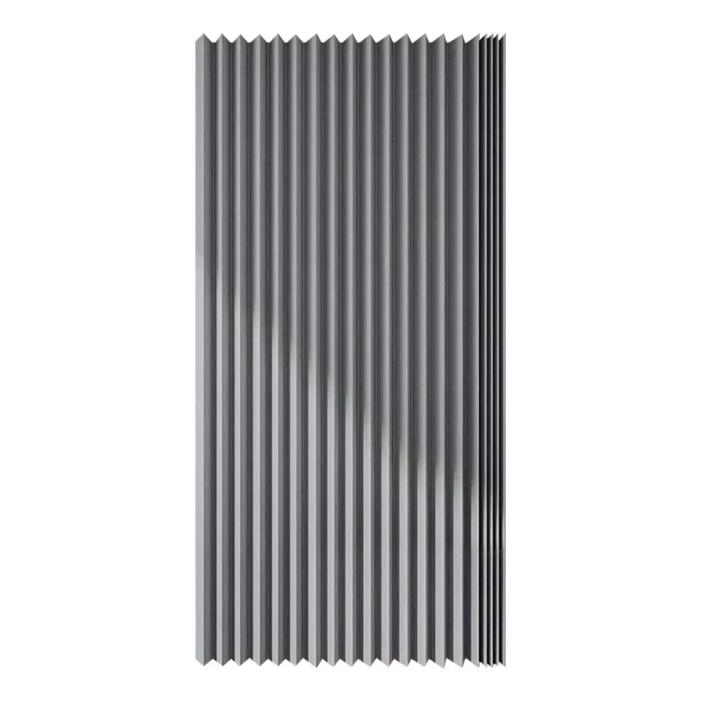 Foldable Magnetic Shower Curtain Waterproof Bath Curtain with 14 Hooks Privacy Bathroom Divider for Bathroom