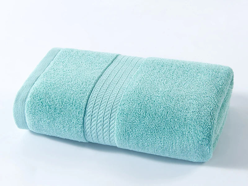 100% COTTON ADULT FACE TOWEL BATHROOM CHILDREN'S SMALL BATH TOWEL SOFT ELONGATED SPORTS GYM SWEAT TOWEL LARGE TOWEL 50X100CM
