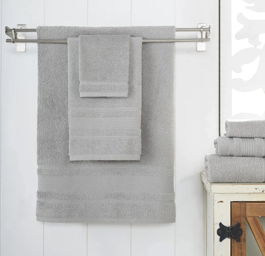 4-Piece Washcloths Towels Set, 100% Turkish Cotton Premium Quality Towels for Bathroom, Quick Dry Soft and Absorbent Turkish Tow