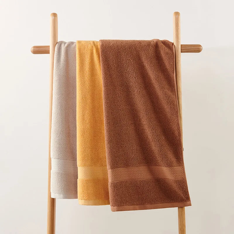 100% COTTON ADULT FACE TOWEL BATHROOM CHILDREN'S SMALL BATH TOWEL SOFT ELONGATED SPORTS GYM SWEAT TOWEL LARGE TOWEL 50X100CM