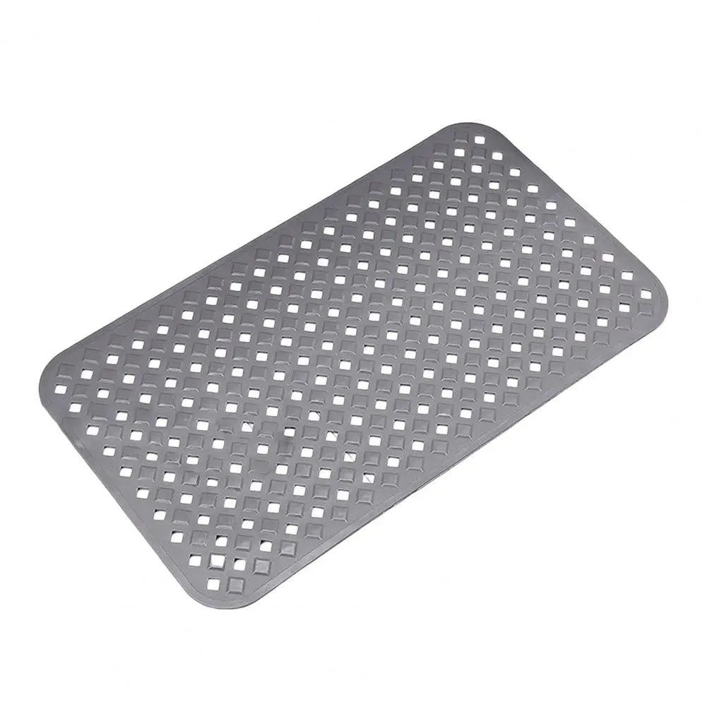 Hollow Drainage Design Bath Mat Rug Anti-Slip Bathroom Shower Mat with Comfortable Cushioning Shower Floor Grip Pad