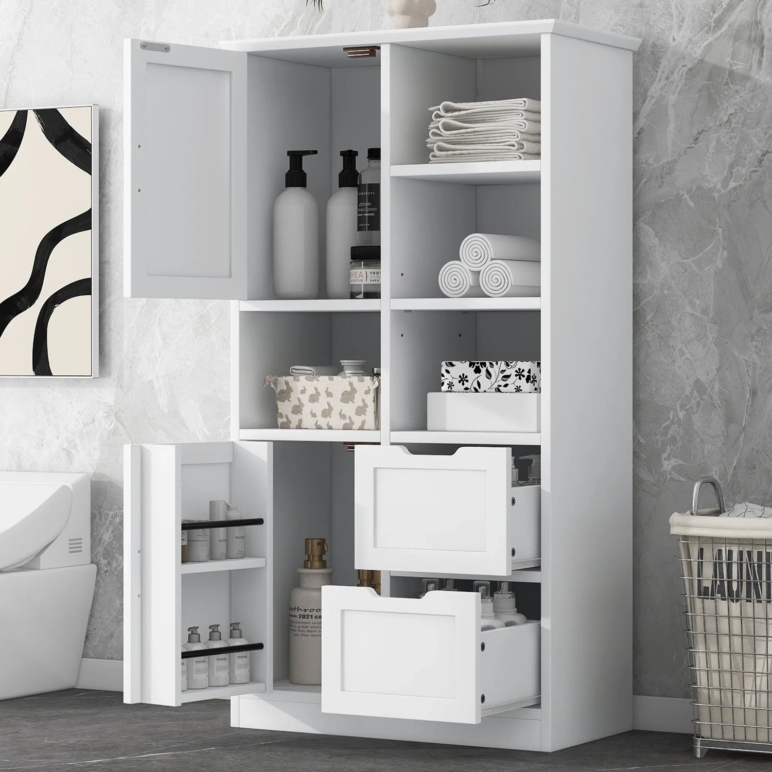 Bathroom storage cabinets