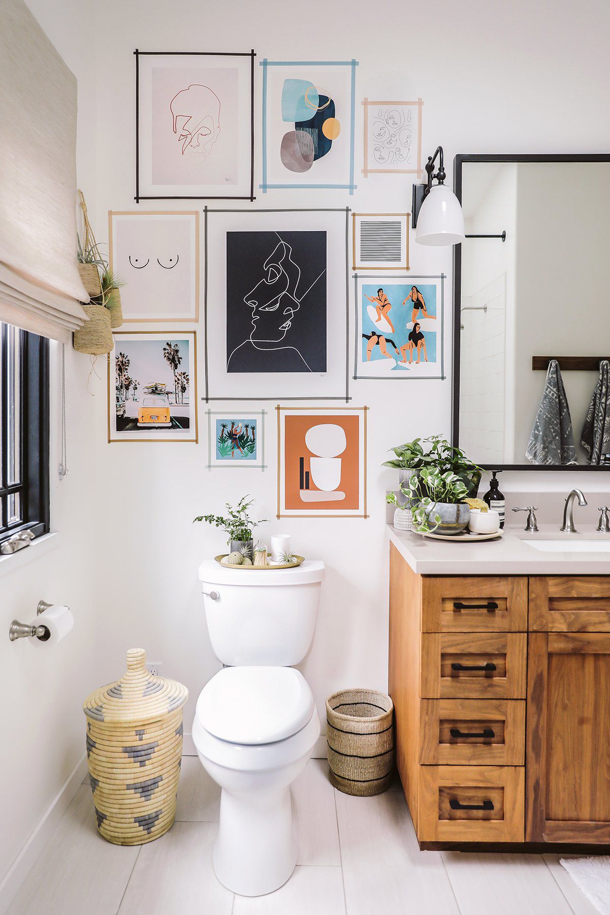 Bathroom wall art